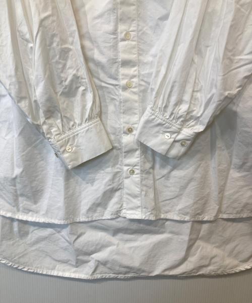 nest Robe（ネストローブ）nest Robe (ネストローブ) コットンタイプライター リボンタイブラウス　01221-1128-1 ホワイト サイズ:FREEの古着・服飾アイテム