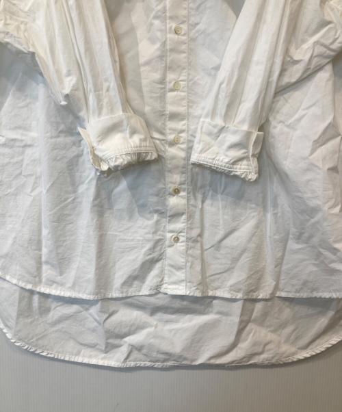 nest Robe（ネストローブ）nest Robe (ネストローブ) コットンタイプライター リボンタイブラウス　01221-1128-1 ホワイト サイズ:FREEの古着・服飾アイテム