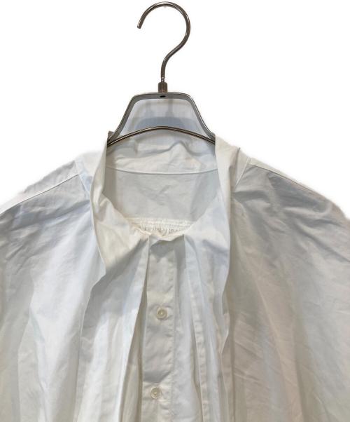 nest Robe（ネストローブ）nest Robe (ネストローブ) コットンタイプライター リボンタイブラウス　01221-1128-1 ホワイト サイズ:FREEの古着・服飾アイテム