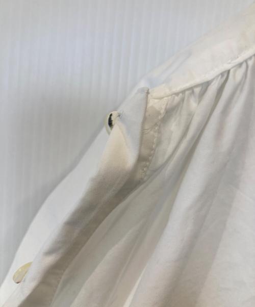 nest Robe（ネストローブ）nest Robe (ネストローブ) コットンタイプライター リボンタイブラウス　01221-1128-1 ホワイト サイズ:FREEの古着・服飾アイテム