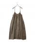 nest Robe (ネストローブ) リネンキャミワンピース ルーズフィット　01145-1180-15 グレー サイズ:FREE：6000円