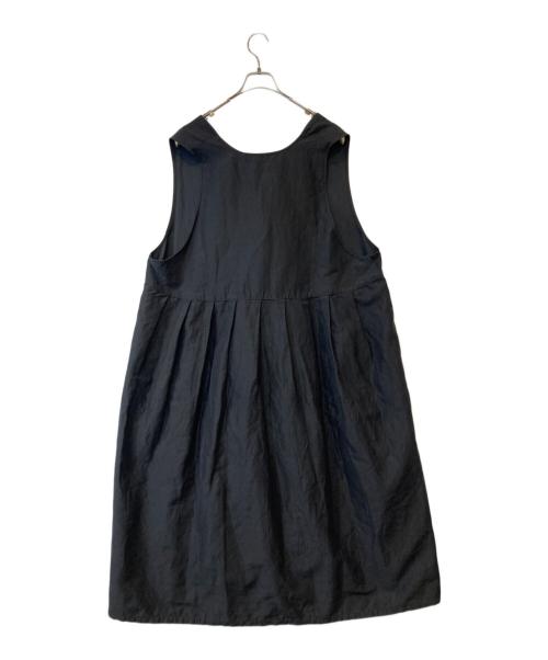 nest Robe（ネストローブ）nest Robe (ネストローブ) コットンラミーバックサテン2wayワンピース 01214-1104-2 ブラック サイズ:FREEの古着・服飾アイテム