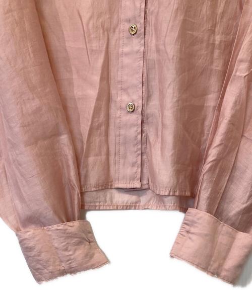 La boutique BonBon（ラブティックボンボン）La boutique BonBon (ラブティックボンボン) シアークロップドシャツ　LBZ1031304A0007 ピンク サイズ:FREEの古着・服飾アイテム
