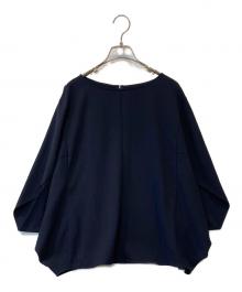 UNTITLED（アンタイトル）の古着「リラクミスト モモンガブラウス　153-82504」｜ネイビー