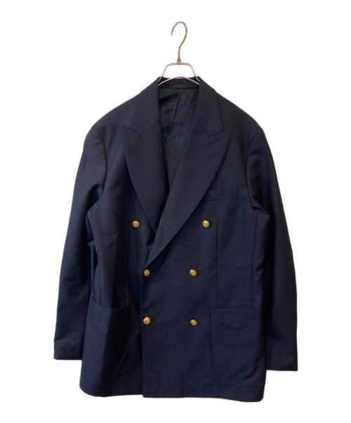 KAPTAIN SUNSHINE（キャプテンサンシャイン）KAPTAIN SUNSHINE (キャプテンサンシャイン) Take Easy DB Jacket KS24SJK06 ジャケット ネイビー サイズ:40の古着・服飾アイテム