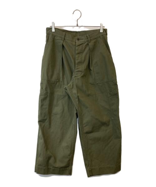 A.PRESSE（アプレッセ）A.PRESSE (アプレッセ) USAF Hemmed Bottoms 	AP-4009 パンツ カーキ サイズ:2の古着・服飾アイテム