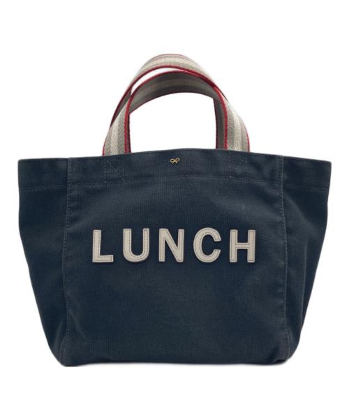 ANYA HINDMARCH（アニヤ・ハインドマーチ）ANYA HINDMARCH (アニヤハインドマーチ) LUNCHトート グレーの古着・服飾アイテム