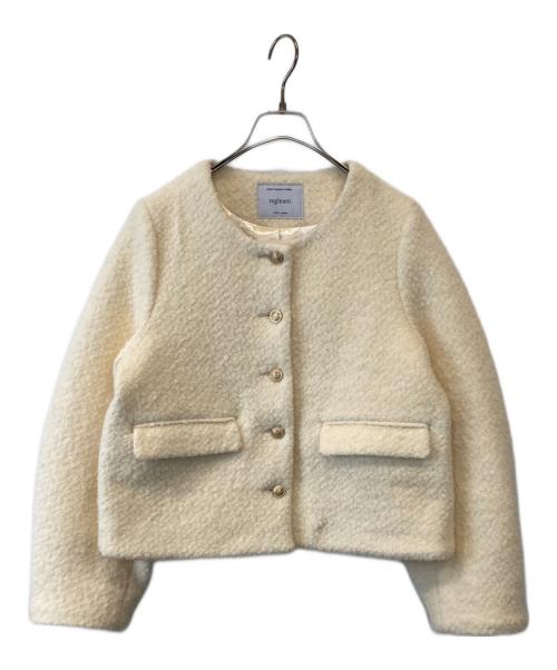 regleam（リグリーム）regleam (リグリーム) ブークレボタンジャケット PL24-MTU-005 アイボリー サイズ:Sの古着・服飾アイテム