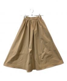 regleam（リグリーム）の古着「ボリュームタックスカート」｜ベージュ