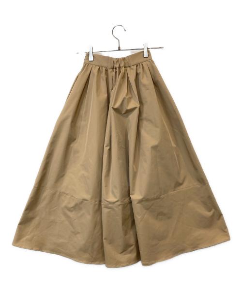regleam（リグリーム）regleam (リグリーム) ボリュームタックスカート ベージュ サイズ: XSの古着・服飾アイテム