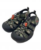 KEENキーン）の古着「NEWPORT RETRO 1026346 サンダル」｜グリーン×ブラック