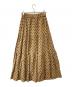 SACRA (サクラ) ドットティアードロングスカート ベージュ サイズ:38：3500円