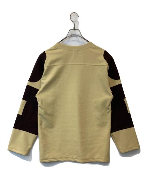 Mediam（ミディアム）Mediam (ミディアム) Football Long Tee  MD10-0038 カットソー イエロー サイズ:FREEの古着・服飾アイテム