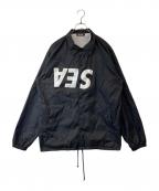 WIND AND SEA×GOD SELECTION XXXウィンダンシー×ゴッドセレクショントリプルエックス）の古着「コラボコーチジャケット」｜ブラック