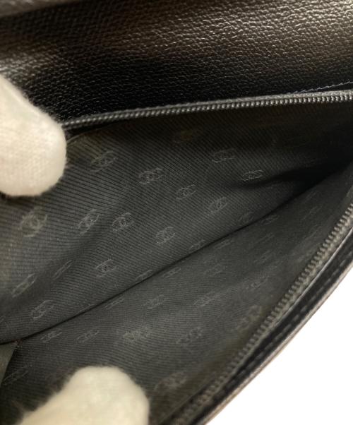 CHANEL（シャネル）CHANEL (シャネル) 2つ折り長財布 A20904  11302812 ブラックの古着・服飾アイテム