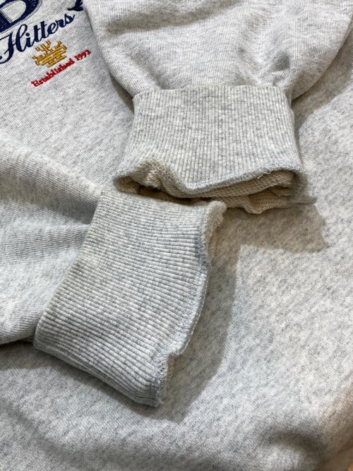 KEBOZ（ケボズ）KEBOZ (ケボズ) 刺繍スウェット グレー サイズ:Lの古着・服飾アイテム