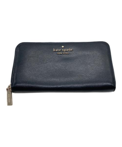 Kate Spade（ケイトスペード）Kate Spade (ケイトスペード) ステイシー ラージ コンチネンタル ウォレット WLR00130 ブラックの古着・服飾アイテム