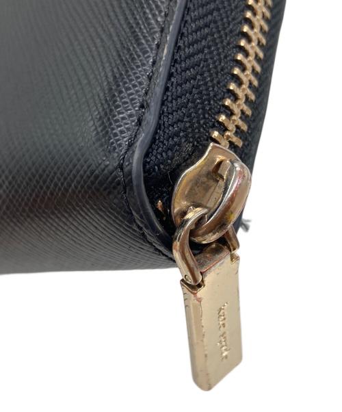 Kate Spade（ケイトスペード）Kate Spade (ケイトスペード) ステイシー ラージ コンチネンタル ウォレット WLR00130 ブラックの古着・服飾アイテム
