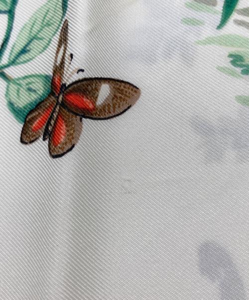 HERMES（エルメス）HERMES (エルメス) カレ90 赤道直下 シルクスカーフ グリーンの古着・服飾アイテム