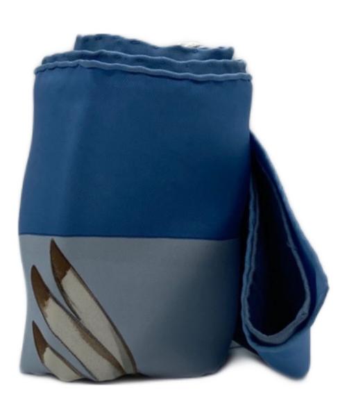 HERMES（エルメス）HERMES (エルメス) シルクスカーフ ブルーの古着・服飾アイテム