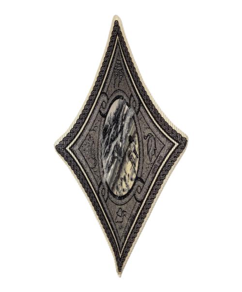 HERMES（エルメス）HERMES (エルメス) プリーツスカーフ グレーの古着・服飾アイテム