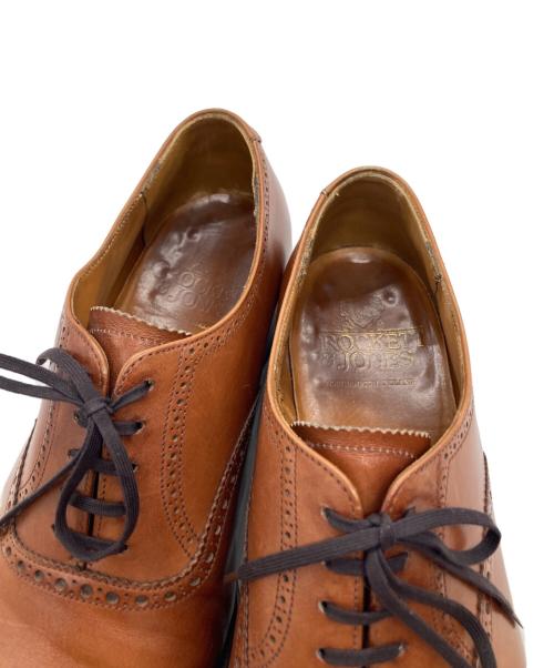 Crockett & Jones（クロケット＆ジョーンズ）Crockett & Jones (クロケット＆ジョーンズ) セミブローグシューズ  1867X ブラウン サイズ:7 1/2Eの古着・服飾アイテム