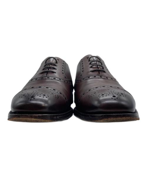 BEAMS F（ビームスエフ）BEAMS F (ビームスエフ) セミブローグ ボルドー ブラウン サイズ:25cmの古着・服飾アイテム