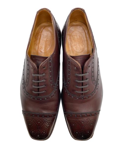 BEAMS F（ビームスエフ）BEAMS F (ビームスエフ) セミブローグ ボルドー ブラウン サイズ:25cmの古着・服飾アイテム