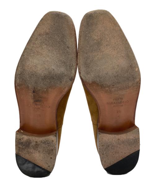 ALBALADEJO（アルバラデホ）ALBALADEJO (アルバラデホ) レザーシューズ パンチドキャップトゥ ブラウン サイズ:7 1/2の古着・服飾アイテム