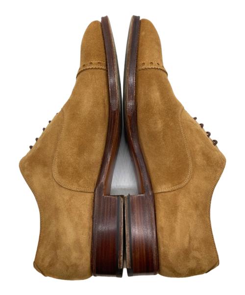 ALBALADEJO（アルバラデホ）ALBALADEJO (アルバラデホ) レザーシューズ パンチドキャップトゥ ブラウン サイズ:7 1/2の古着・服飾アイテム