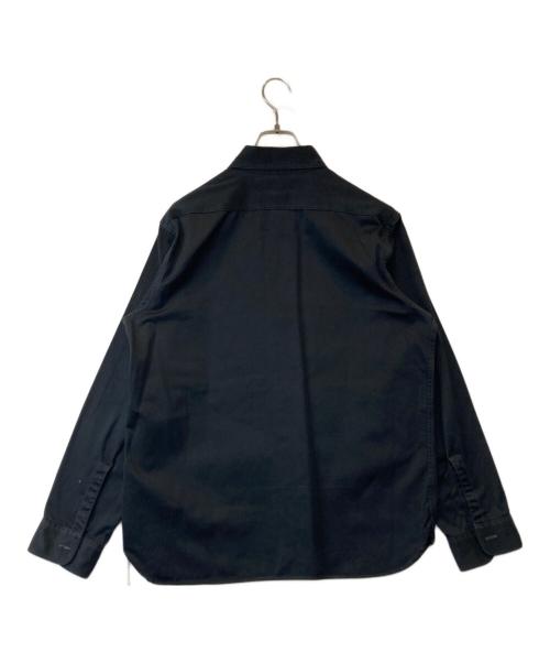 BUZZ RICKSON'S（バズリクソンズ）Buzz Rickson's (バズリクソンズ) ヘリンボーンツイル ワークシャツ ブラック サイズ:16-16 1/2の古着・服飾アイテム