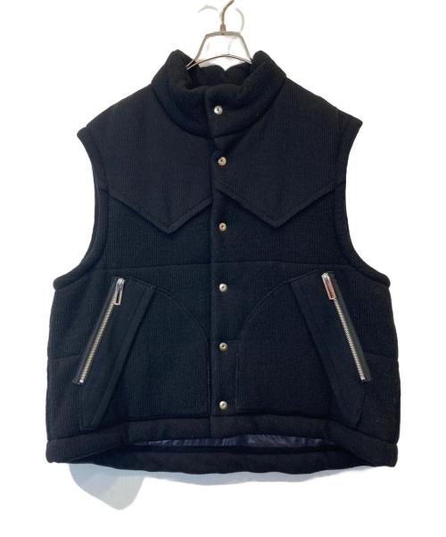 NAPE（NAPE）NAPE (NAPE) 中綿ベスト ブラック サイズ:4の古着・服飾アイテム