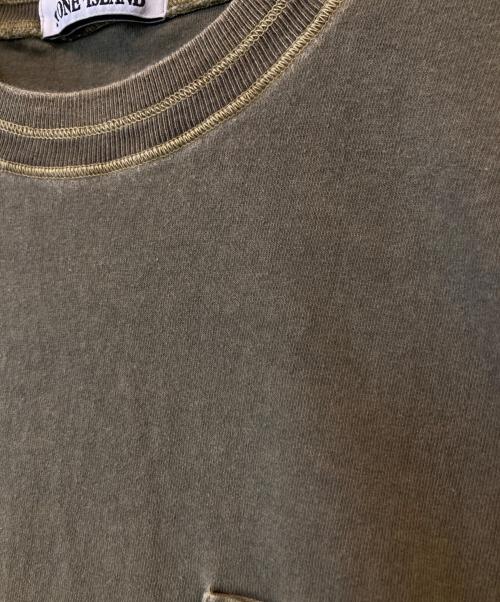 STONE ISLAND（ストーンアイランド）STONE ISLAND (ストーンアイランド) ポケットTシャツ オリーブ サイズ:Lの古着・服飾アイテム