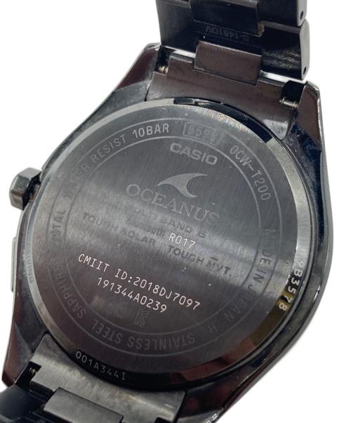 CASIO（カシオ）CASIO (カシオ) OCEANUS 0CW-T200-1AJF 腕時計 ブラックの古着・服飾アイテム