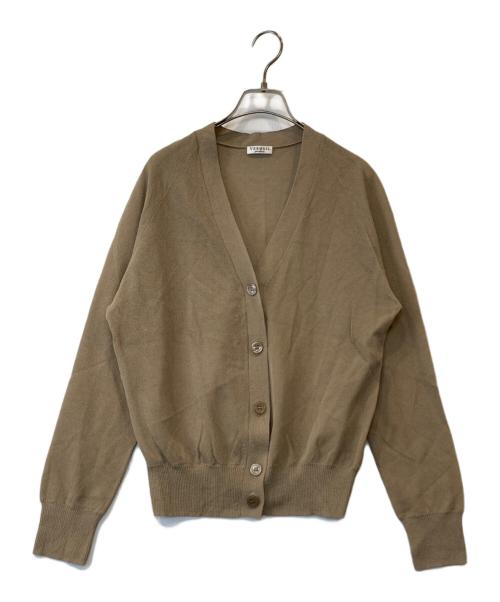 VERMEIL par iena（ヴェルメイユ パー イエナ）VERMEIL par iena (ヴェルメイユ パー イエナ) Vネックカーディガン 24080938363020 ブラウン サイズ:FREEの古着・服飾アイテム