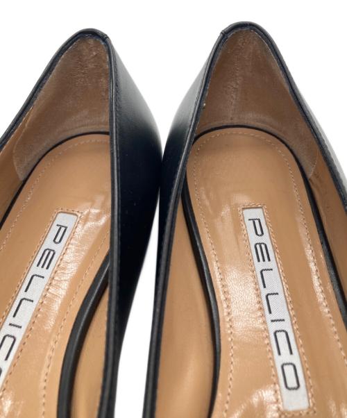 PELLICO（ペリーコ）PELLICO (ペリーコ) フラットパンプス ブラック サイズ:36 1/2の古着・服飾アイテム