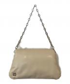 Le vernisル ベルニ）の古着「PUFFER SQUARE BAG 23092250002530 バッグ」｜アイボリー