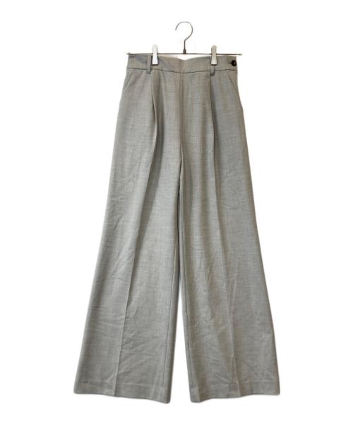 IENA（イエナ）IENA (イエナ) 2WAY ストレッチ ワイドパンツ 23030900501040 ライトグレー サイズ:38の古着・服飾アイテム