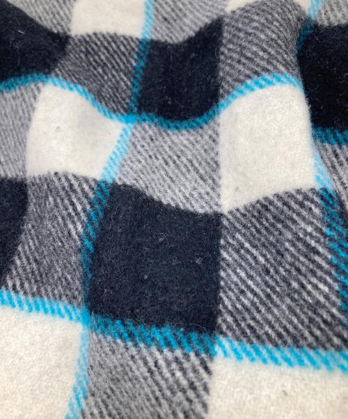 Acne studios（アクネ ストゥディオス）Acne studios (アクネ ストゥディオス) ウール チェック 大判マフラー　3540840200　3540840200 ブラック サイズ:220×70 cmの古着・服飾アイテム