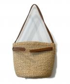 SEAシー）の古着「カゴバッグ」｜ベージュ