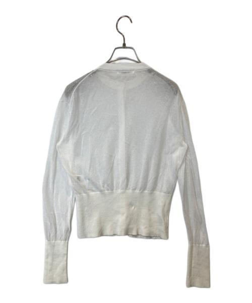 Whim Gazette（ウィムガゼット）Whim Gazette (ウィムガゼット) リネンカーディガン　WGZ1041405A0005 アイボリー サイズ:FREEの古着・服飾アイテム