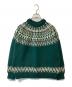 GUERNSEY WOOLLENS（ガンジーウーレンズ）の古着「ノルディックニット」｜グリーン