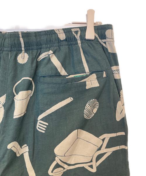 BROWN by 2-tacs（ブラウンバイツータックス）BROWN by 2-tacs (ブラウンバイツータックス) アロハショーツ　B23-P009 グリーン サイズ:Lの古着・服飾アイテム