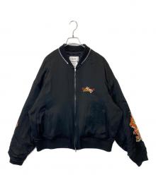 doublet（ダブレット）の古着「CHAOS EMBROIDERY SOUVENIR JACKET / スカジャン 17AW04BL42」｜ブラック