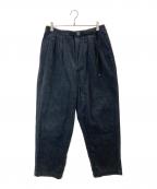 BEAMSビームス）の古着「コーデュロイ バギー テーパード イージーパンツ　11-24-1633-803」｜グレー