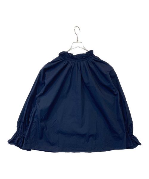 SLOBE IENA（スローブ イエナ）SLOBE IENA (スローブ イエナ) タイプライターフリルカラーブラウス　24051912405030 ネイビー サイズ:FREEの古着・服飾アイテム