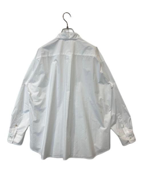 Noble（ノーブル）Noble (ノーブル) サイドツイストレギュラーシャツ　24050240602020 ホワイト サイズ:FREEの古着・服飾アイテム