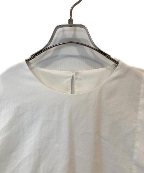 中川政七商店（ナカガワマサシチショウテン）中川政七商店 (ナカガワマサシチショウテン) リネン混ブラウス ホワイト サイズ:FREEの古着・服飾アイテム