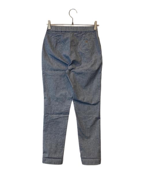 45R（フォーティファイブ・アール）45R (フォーティファイブ・アール) 綿麻オックスストレッチのイージースリムパンツ　70360081 ブルー サイズ:1の古着・服飾アイテム