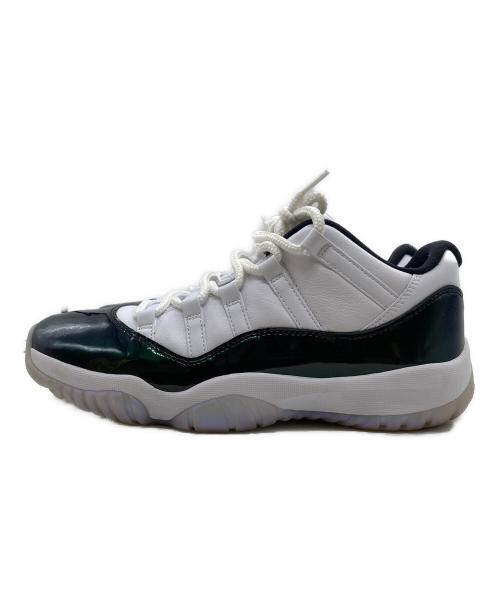 NIKE（ナイキ）NIKE (ナイキ) AIR JORDAN 11 LOW EASTER　528895-145 ブラック×ホワイト サイズ:27.5cmの古着・服飾アイテム